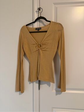 I.AM.GIA long sleeve O ring top